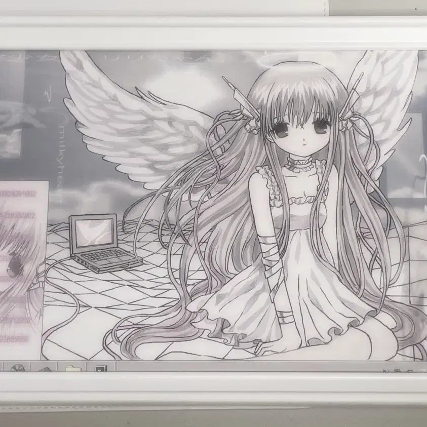 [BUNJANG] Milky Heart Poster Frame / 밀키하트 포스터 액자