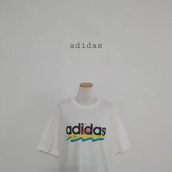 [BUNJANG] Adidas Big Logo Short Sleeve T-Shirt White XL / 세일)No.260701103 아디다스 반팔 티셔츠 흰색