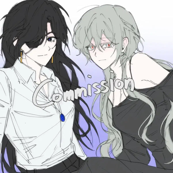 [BUNJANG] Character Art Commission - Pair / [페어0.3~] 가볍게 페어 그림커미션