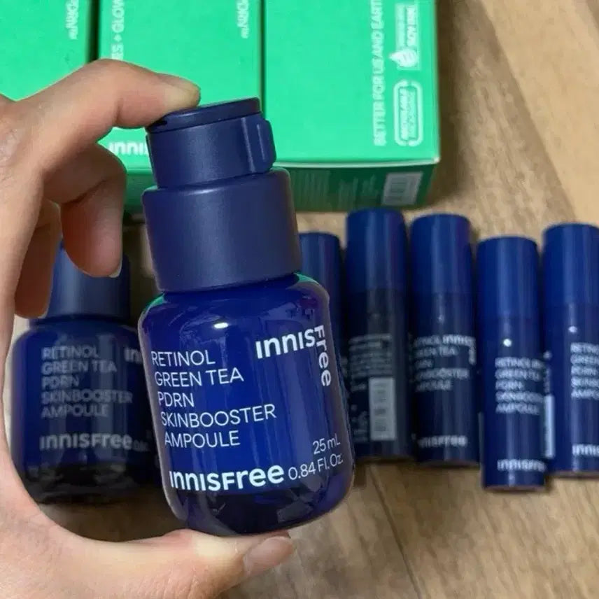 [BUNJANG] Innisfree Retinol PDRN Ampoule Set (3 x 25ml + 5 x 5ml Samples) / 이니스프리 레티놀 PDRN 앰플 3개 + 본품용량샘플 (정가10만원대)