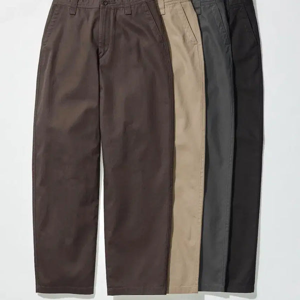 [BUNJANG] Uniqlo U Wide Fit Chino Pants Black (Long Length) / [새상품] 유니클로 U 와이드핏 치노팬츠 블랙