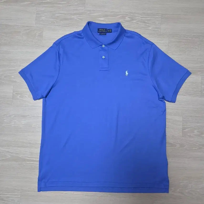 [BUNJANG] Polo Ralph Lauren Functional Cotton Polo Shirt Cobalt Blue 2XL / 폴로 랄프로렌 기능성 카라티 코발트 블루2XL
