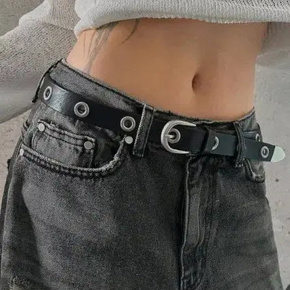 [BUNJANG] Real Leather Ragdoll Belt / 리얼가죽. 스트릿 라걸 벨트