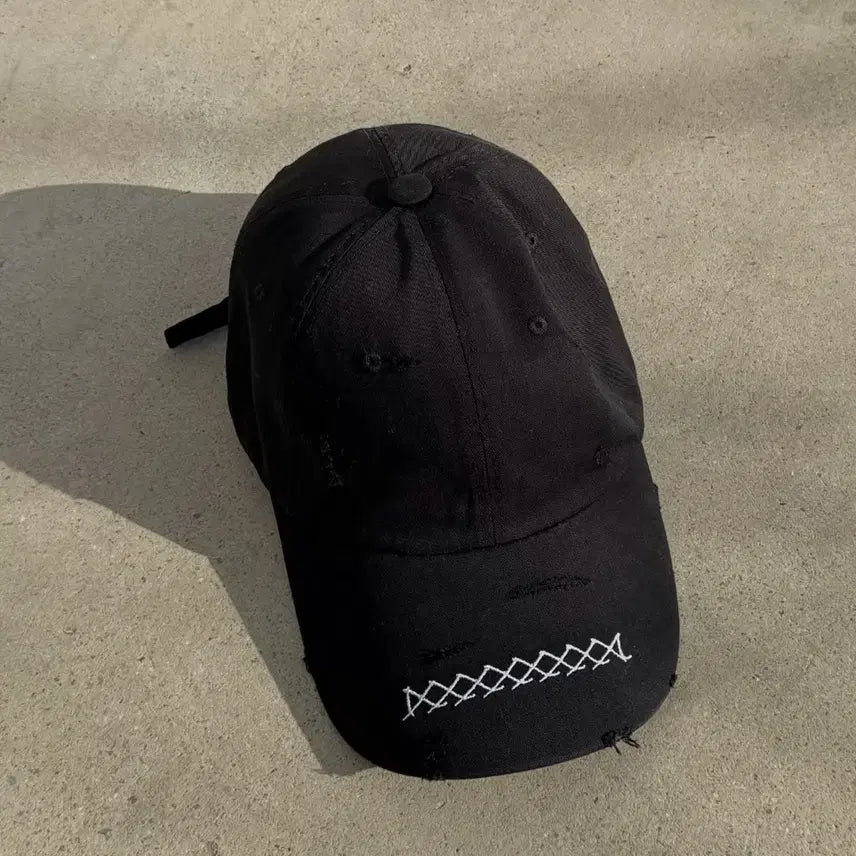 [BUNJANG] JNE A07 Destroyed Ball Cap / 준느 JNE A07 Destroyed 볼캡