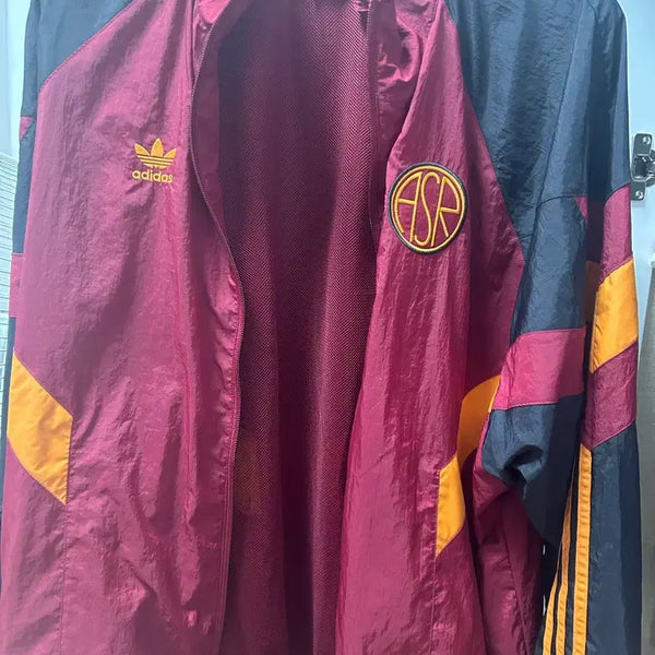 [BUNJANG] AS Roma x Adidas Originals Track Top / as로마 아디다스 오리지날 트랙탑