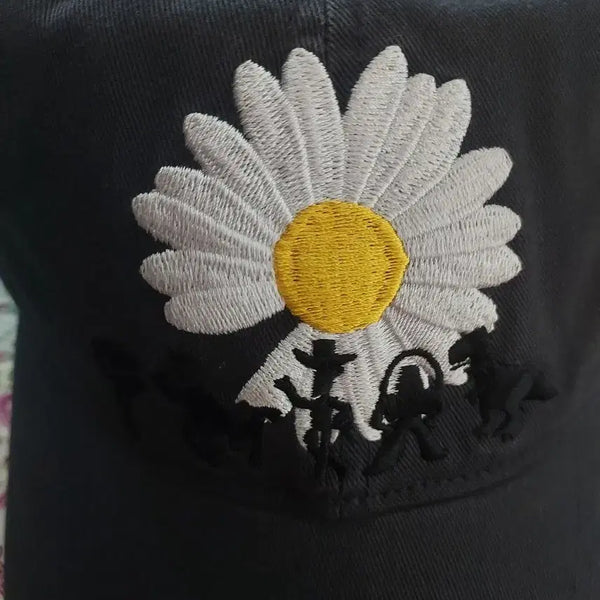 [BUNJANG] Daisy Embroidered Ball Cap / 현물 토이스토리볼캡 피마원 데이지 자수