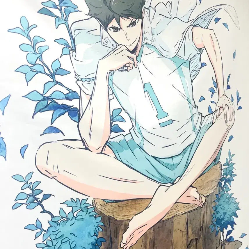 [BUNJANG] Haikyuu!! Oikawa Toru Barefoot Tapestry / 오이카와 맨발 테피