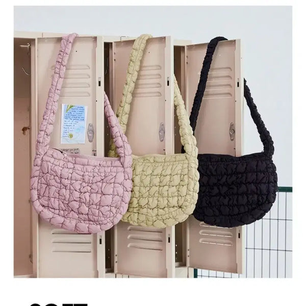 [BUNJANG] Shoopen Soft Quilting Bag Black / 슈펜 소프트 퀼팅백 블랙