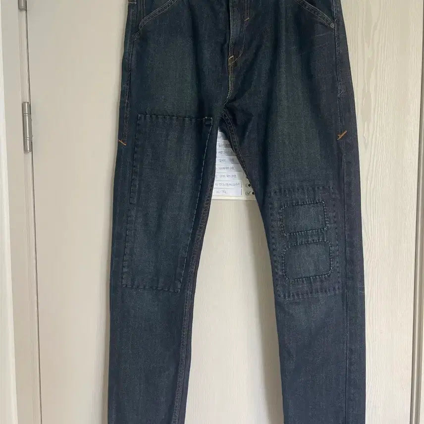 [BUNJANG] Levi's Red Sashiko Patch Taper Fit Denim Jeans 32 / 리바이스(Levi's) Red 사시코 무릎 덧댐 테이퍼 핏 데님청바지32