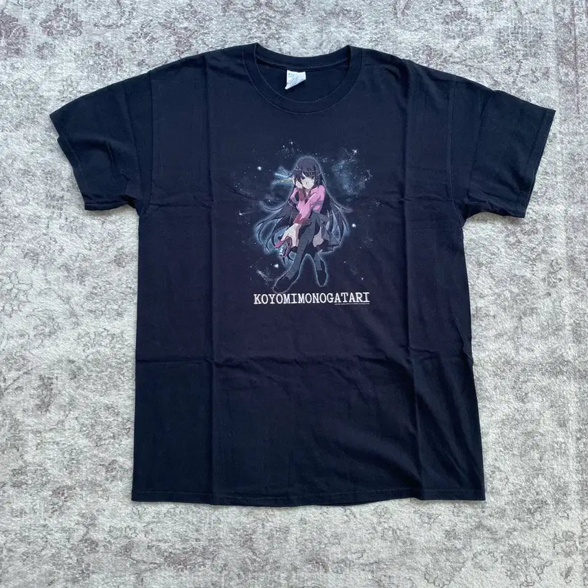 [BUNJANG] Bootleg Monogatari Animation T-Shirt / 모노가타리 부틀렉 애니메이션 티셔츠 애니티