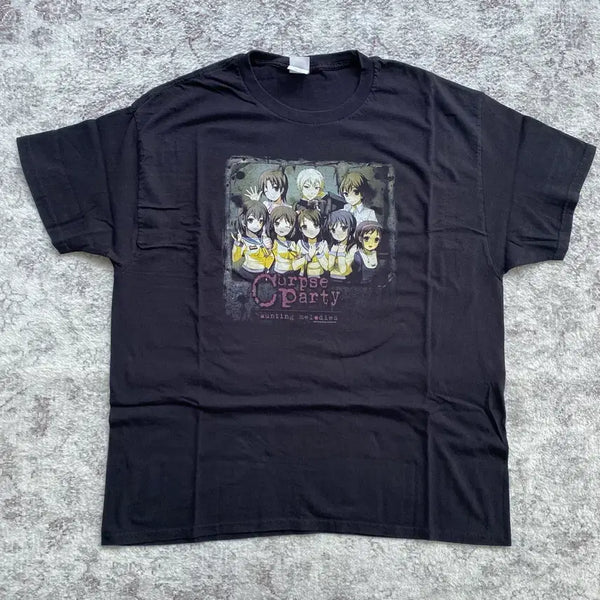 [BUNJANG] Corpse Party Bootleg Animation T-Shirt / 콥스파티 부틀렉 애니메이션 티셔츠 애니티