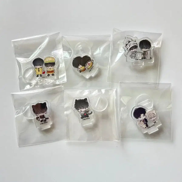 [BUNJANG] Monday's Savior Gugu Acrylic Stand Bundle Set Sealed Original Price / 일괄) 월요일의 구원자 월구 모펀 아크릴 스탠드 미개봉 원가