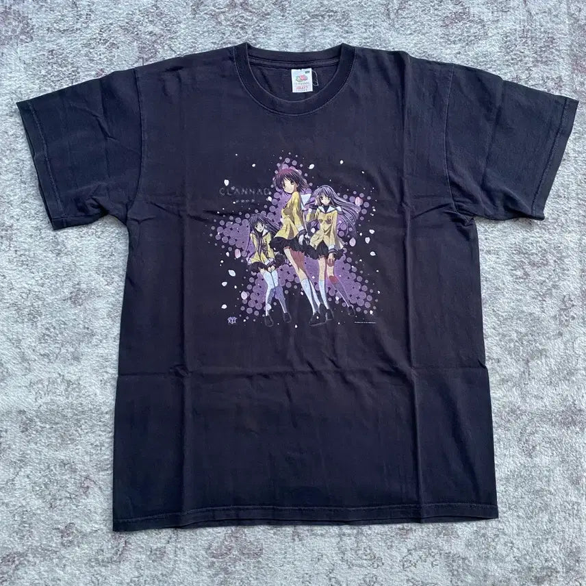 [BUNJANG] CLANNAD Bootleg Animation T-Shirt (Official Licensed) / 클라나드 부틀렉 애니메이션 티셔츠 애니티