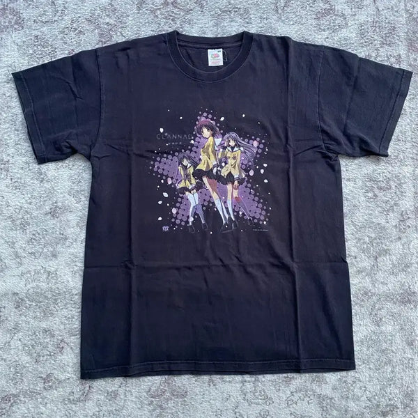 [BUNJANG] CLANNAD Bootleg Animation T-Shirt (Official Licensed) / 클라나드 부틀렉 애니메이션 티셔츠 애니티