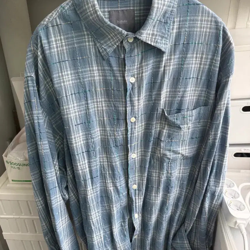[BUNJANG] Ballute Checkered Shirt Size 3 / 발루트 체크셔츠 3사이즈 판매합니다