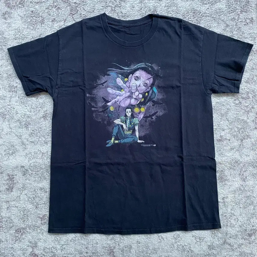 [BUNJANG] Hunter x Hunter Illumi Bootleg Animation T-Shirt / 헌터x헌터 이르미 부틀렉 애니메이션 티셔츠 애니티