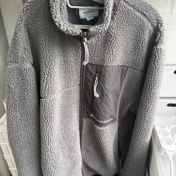 [BUNJANG] thisisneverthat Fleece Jacket Gray XL / thisisneverthat 플리스 자켓 그레이 xl