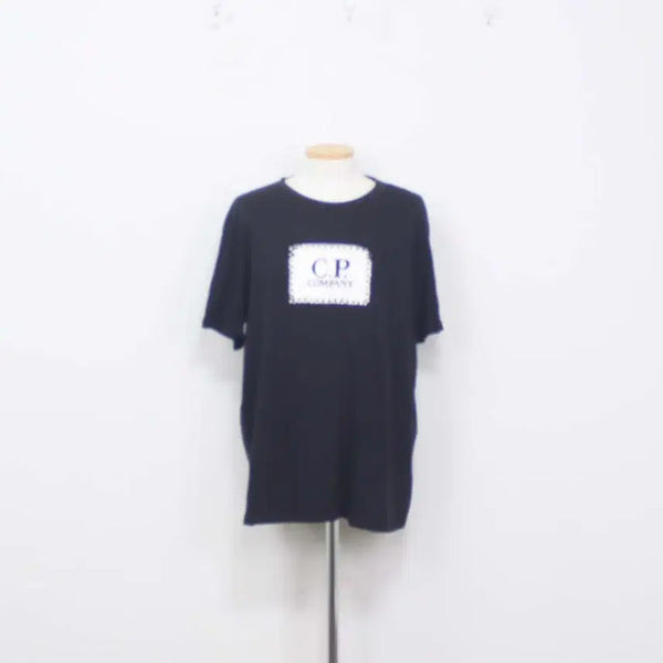[BUNJANG] C.P. Company Men's Round Neck T-Shirt XL Black Cotton / [정품] 씨피컴퍼니 명품 남성 라운드티 반팔 XL 정인샵