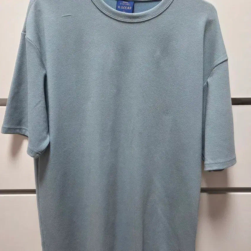 [BUNJANG] Yuping G.OCEAN Short Sleeve T-Shirt Blue / 유핑 G.OCEAN 반팔 티셔츠 블루