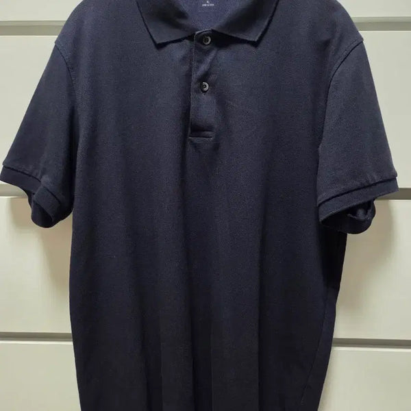 [BUNJANG] Uniqlo Short-Sleeve Polo Shirt XL / 유니클로 반팔 카라티 네이비 화이트 Xl
