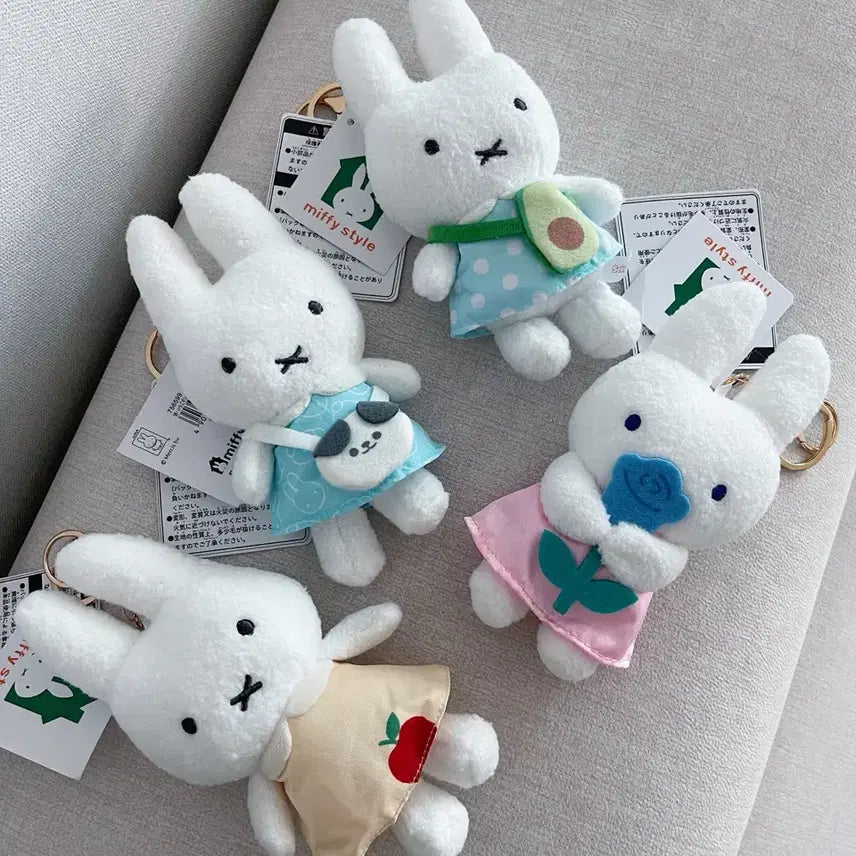 [BUNJANG] Miffy Style Plush Keychain 16cm / 미피 스타일 인형 키링 16cm / 개당