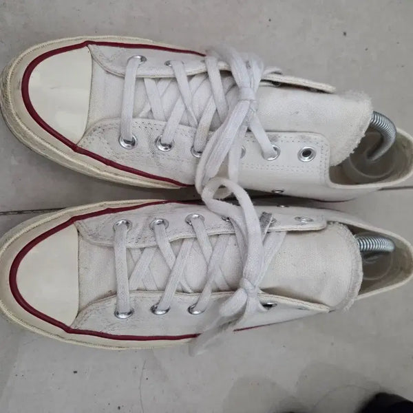 [BUNJANG] Converse Chuck Taylor 70s White Sneakers / 컨버스 척테일러 70s 화이트 260