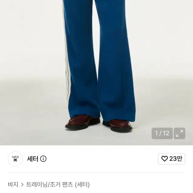 [BUNJANG] Settee Rothen All Day Track Pants Resort Blue / 세터 로텐 올 데이 트랙 팬츠 리조트 블루 m사이즈