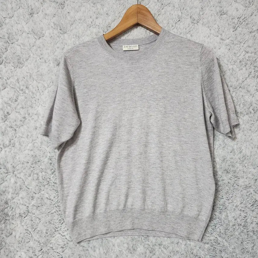 [BUNJANG] Chunusequa Essential Short-Sleeve Knit (M) / 136C [M] 주느세콰 에센셜 반팔 니트