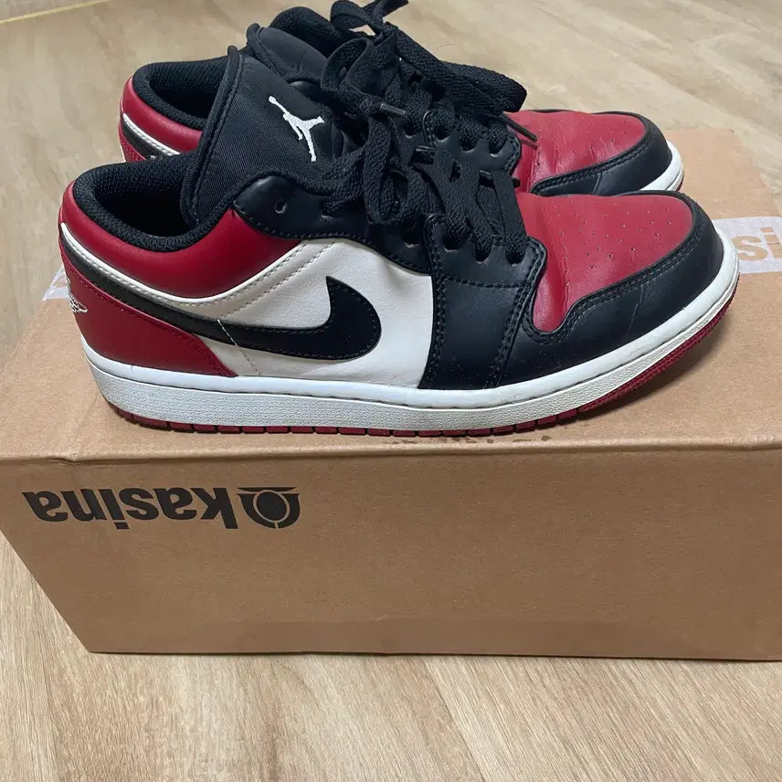 [BUNJANG] Jordan 1 Low Bred Toe / 조던 1 로우 브레드 토
