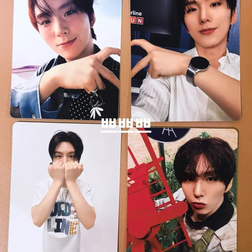 [BUNJANG] Monsta X Kihyun Special Square 4-Type Bundle Set Photocard / 기현 스스퀘 특전 4종 세트 일괄 양도