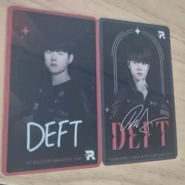 [BUNJANG] Deft Farewell PVC Photocard Set (2 Types) / farewell 데프트 pvc 포카 2종 세트 일괄 판매