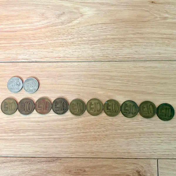[BUNJANG] Korean Mint Coin Collection - 100, 50, 10 Won (Various Years) / 한국은행 100원 50원 10원 동전 모음