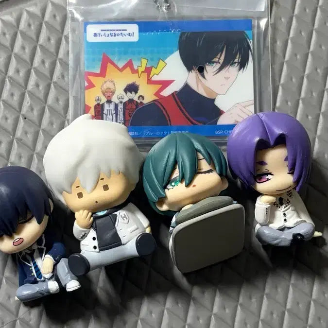 [BUNJANG] Blue Lock Rin, Nagi, Reo Acrylic Keyring Bundle Set / 블루록 린 나기 레오 가챠 어깨쿵 오네무탄 아크릴키링 일괄