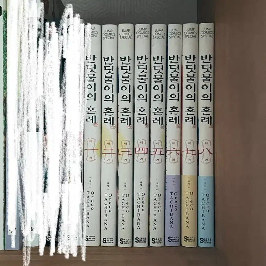 [BUNJANG] The Firefly's Wedding Complete Set Volumes 1-8 + Special Bookmark / 반딧불이의 혼례 전권 1~8권+특전 책갈피