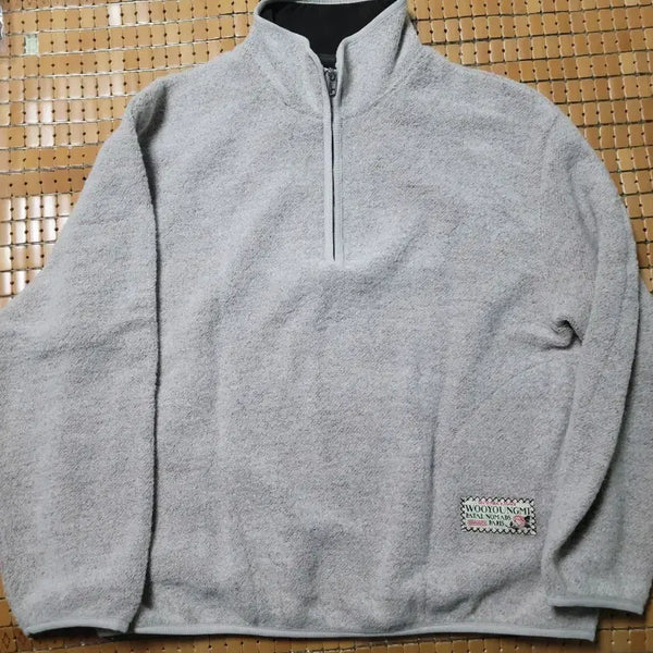 [BUNJANG] Wooyoungmi 25FW Terry Half-Zip Sweatshirt Size 46 / 우영미 25fw 테리 하프집업 46