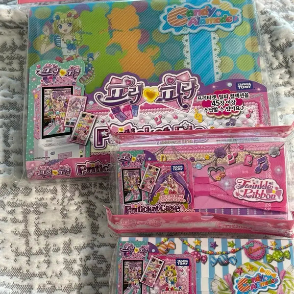 [BUNJANG] Pripara Pretty Ticket Case LaLa Mirai 3 Types Bundle Set Unsealed New Vintage Stationery / 오늘만할인해요)프리파라 프리티켓 케이스 라라 미래  3종 일괄 미개봉 새상품 고전문구