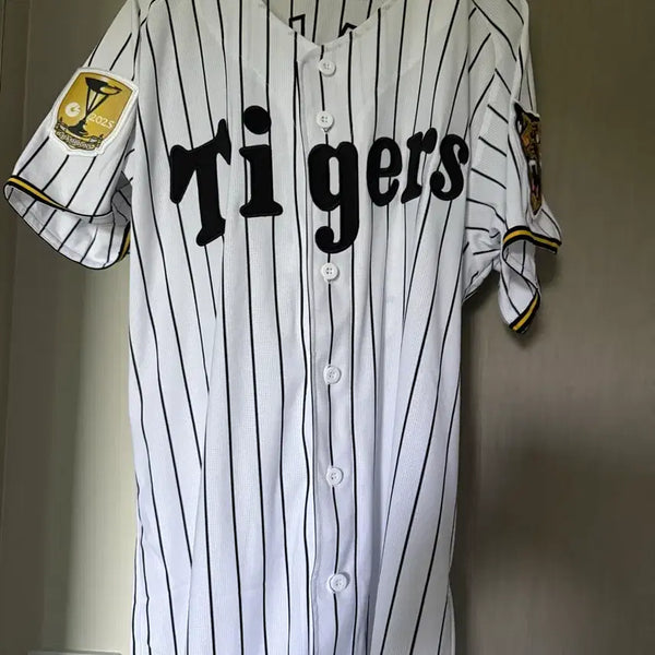 [BUNJANG] Hanshin Tigers Psyche Hiroto L Size Home Uniform / 한신타이거즈 사이키 히로토 마킹 L사이즈 홈 유니폼