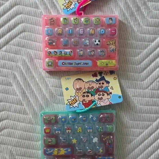 [BUNJANG] Crayon Shin-chan 26-Keycap Set (2 Types) / 짱구는못말려 26구키캡 2종류