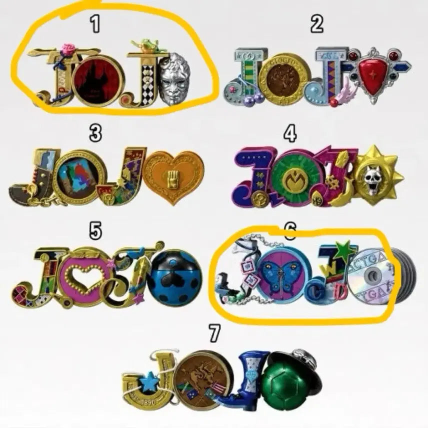[BUNJANG] JoJo's Bizarre Adventure Part 1 & 6 Logos / 죠죠 h상 1부 6부 판매합니댜!