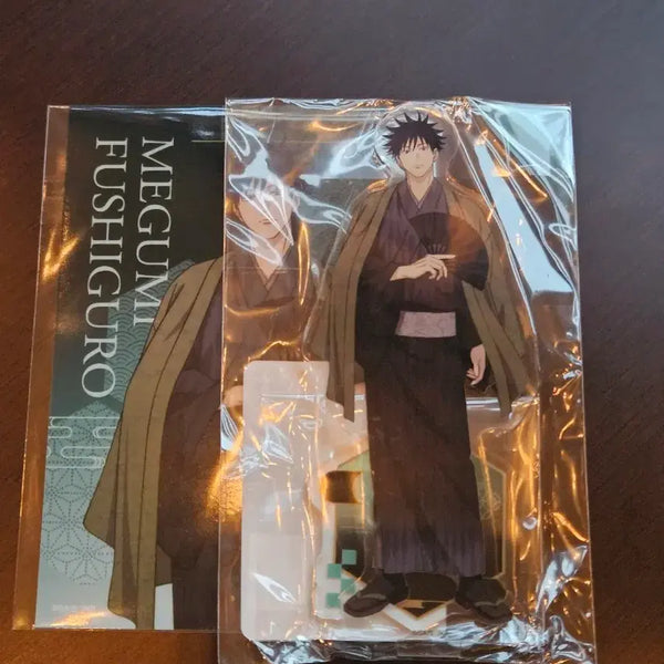 [BUNJANG] Jujutsu Kaisen Megumi Fushiguro Tsutaya Pop-up Acrylic Standee + POB Postcard / 주술회전 츠타야 팝업 후시구로 메구미 아크릴스탠드 + 특전 엽서