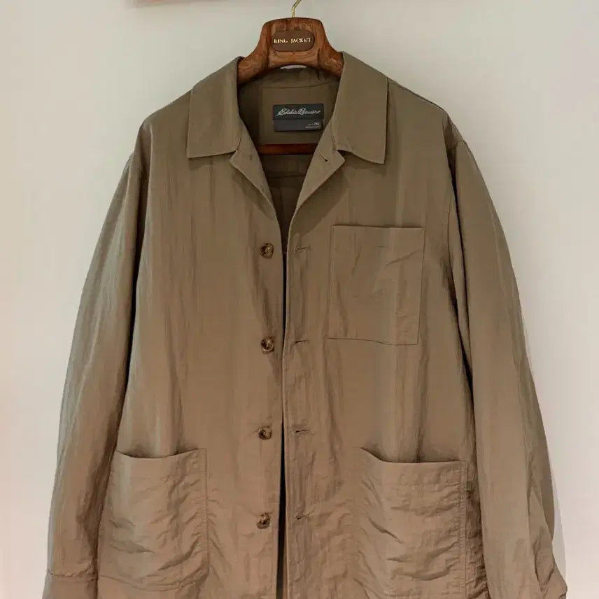 [BUNJANG] Eddie Bauer Work Jacket Beige XX-Large / 에디바우어 워크 자켓 베이지 더블엑스라지