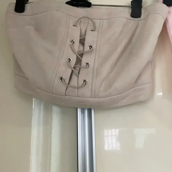 [BUNJANG] Glamaker Suede Corduroy Top / Glamaker 스웨이드 코듀로이 탑 상의