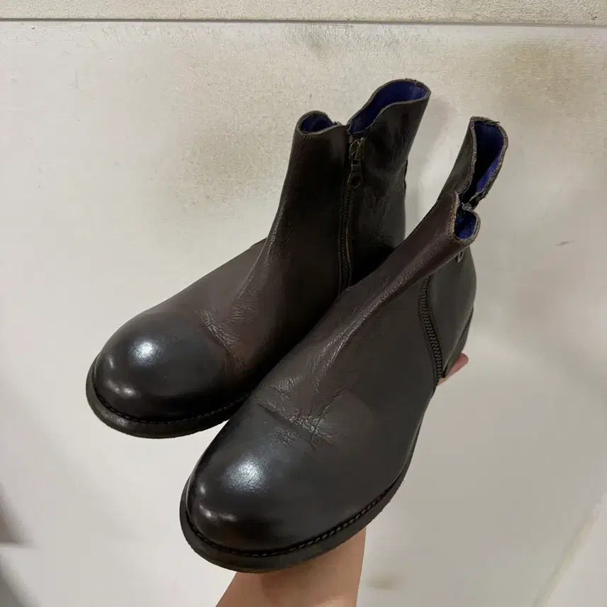 [BUNJANG] Bruno Cascinelli Leather Boots / Bruno Cascinelli 부츠
