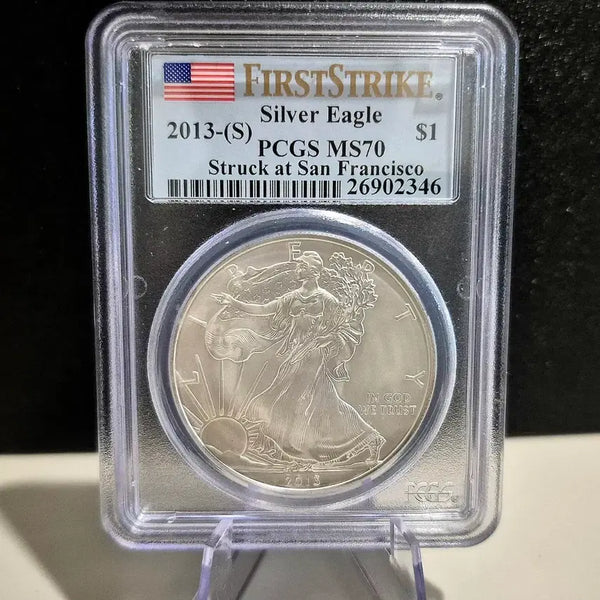 [BUNJANG] 2013 Silver Eagle PCGS MS70 / 2013년 실버 이글  PCGS MS70 최고등급 은화