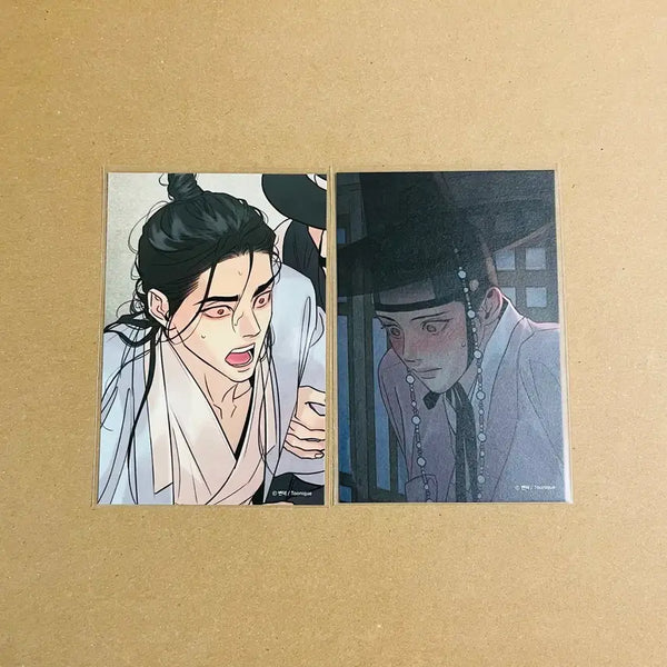 [BUNJANG] Toonique Yuhwacheop Postcard Set (2 pcs) / 투니크 야화첩 엽서 2장