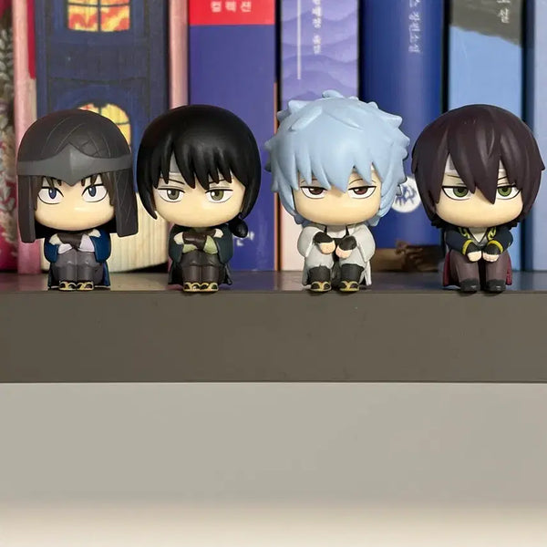 [BUNJANG] Gintama Machiboke Set 4 & Dangle Gacha / 은혼 마치보우케 4탄 풀세트 & 대롱대롱 가챠(사다하루 없음)