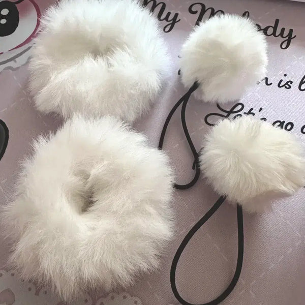 [BUNJANG] Pompom Hair Ties Bundle / 폼폼머리끈 일괄 양산형 지뢰계 양지뢰