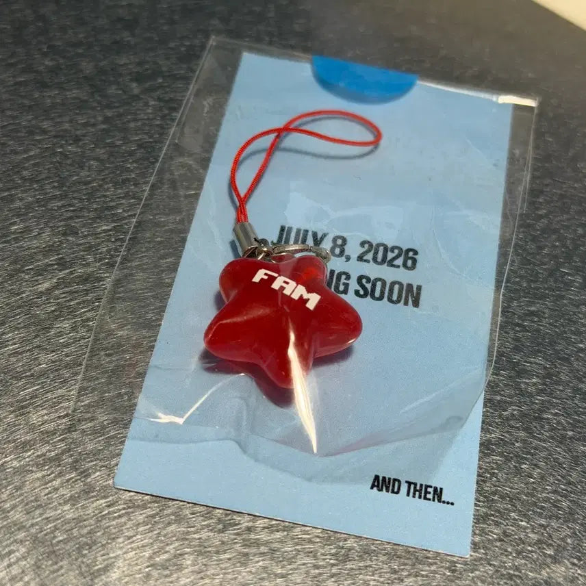 [BUNJANG] G-Dragon Fan Project Star Keychain Red / 지드래곤 지디 팸프로젝트 별키링