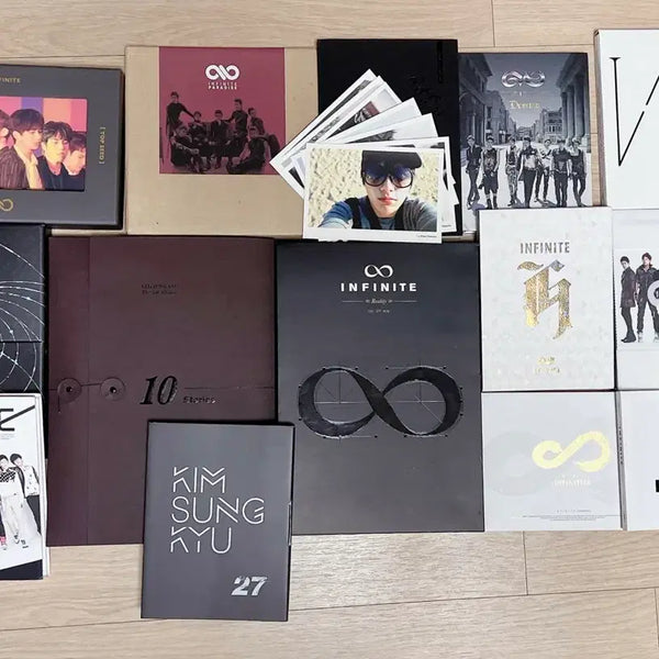 [BUNJANG] INFINITE Kim Sung Kyu, Nam Woo Hyun, Kim Myung Soo Solo Album & Photo Essay Bundle Set / 인피니트 앨범 김성규 남우현 솔로앨범 김명수 포토에세이 일괄 판매
