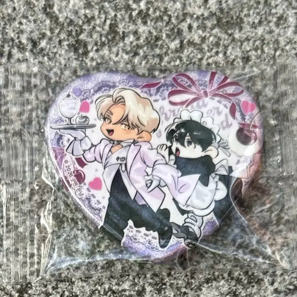 [BUNJANG] Le Bom Shin Gyeol Heart Can Badge Salon de Le Bom / 레봄 신결 하트캔뱃지 살롱드르봉